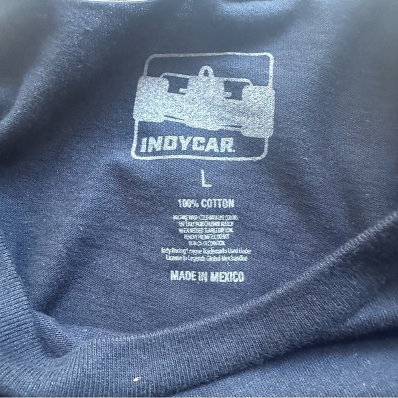 Indycar Women’s Navy Blue Nashville Cowboy Pocket Tee Size L NWT - Picture 5 of 8